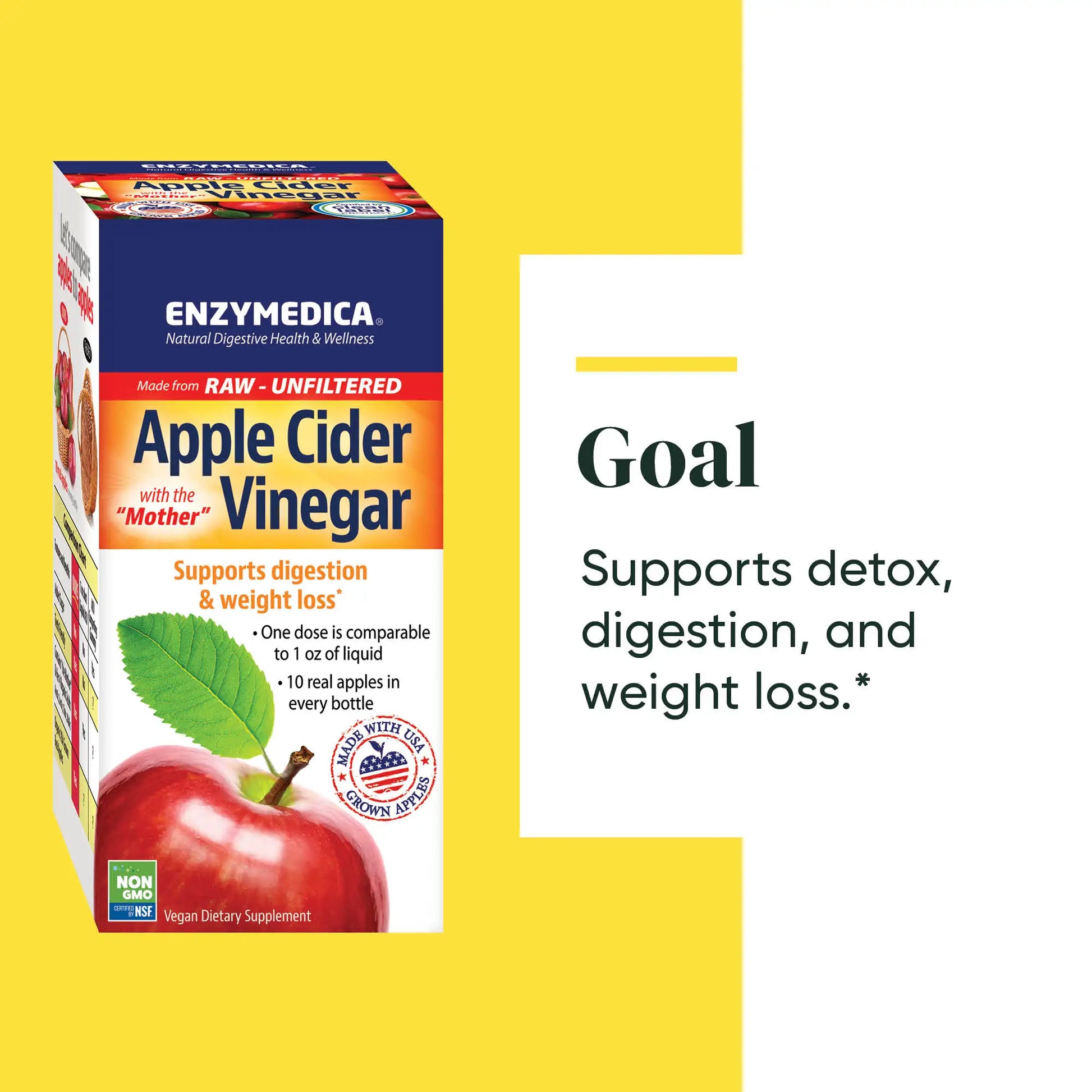 the goal for apple cider vinegar