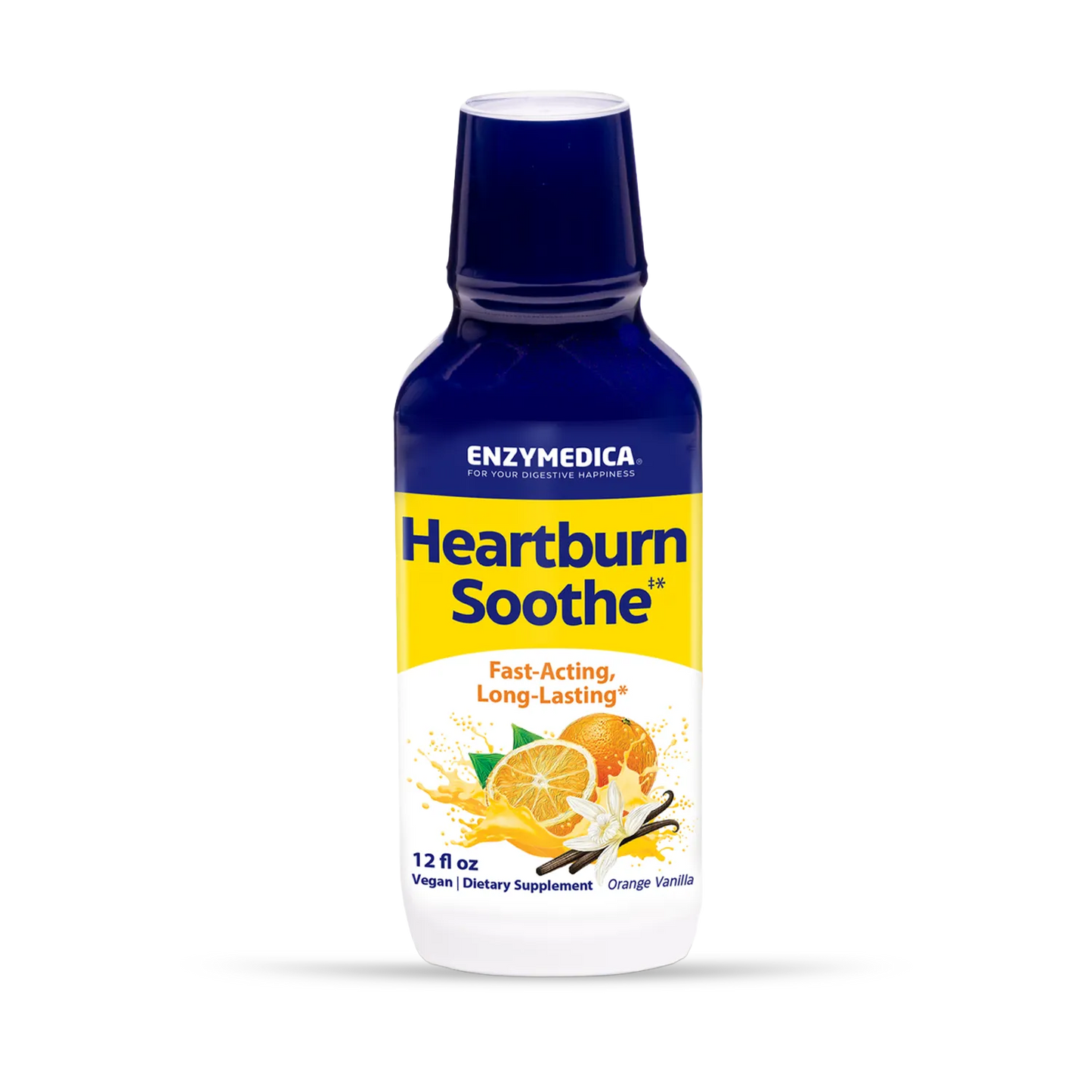 Enzymedica Heartburn Soothe bottle on a white background