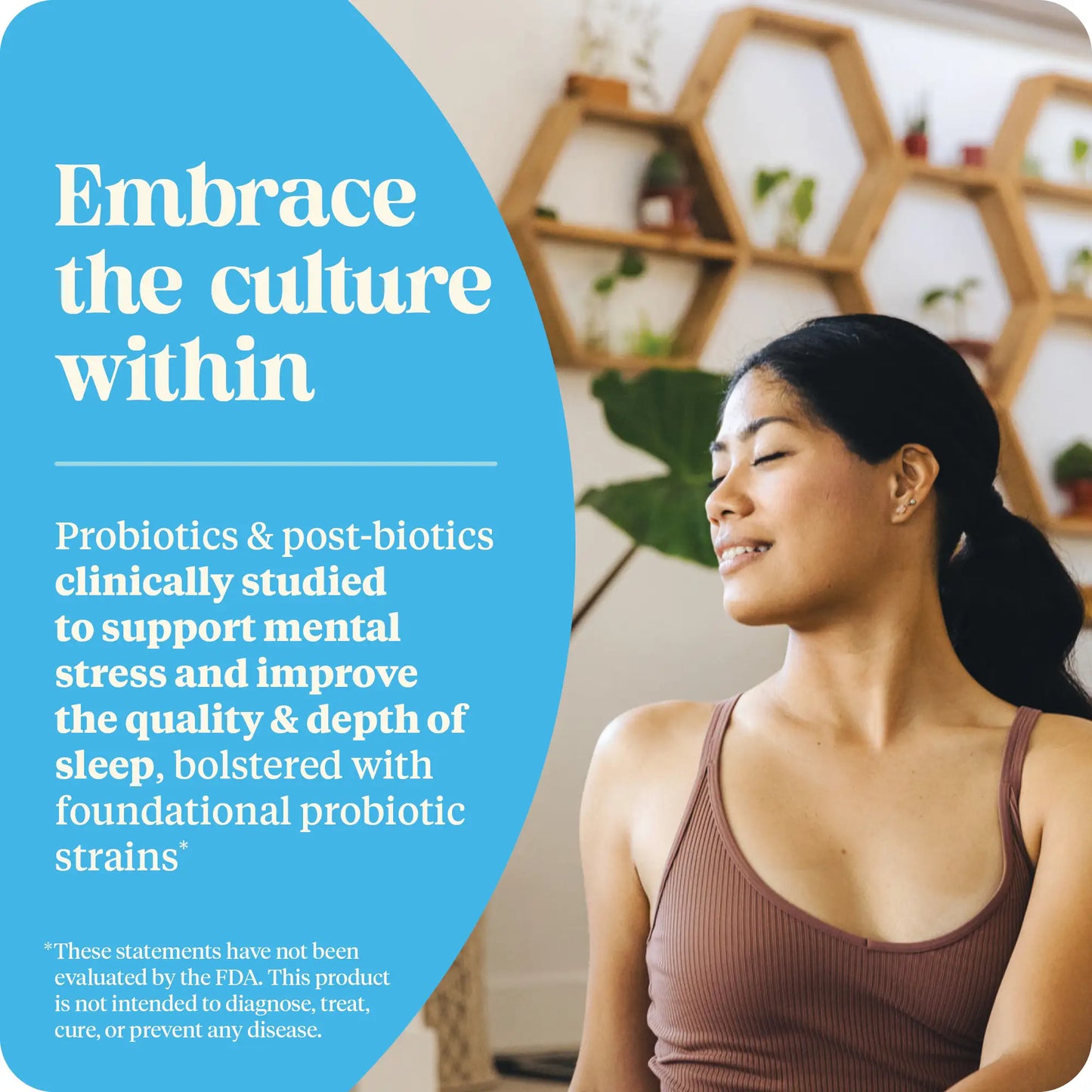 Advertisement for SubCulture Probiotics Mood, embrace the culture within