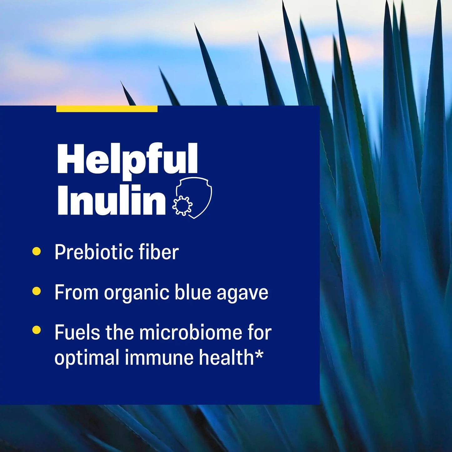 Advertisement for Vitamin D3+K2, Helpful inulin