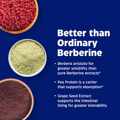 advertisement for berberine phytosome, better than ordinary berberine
