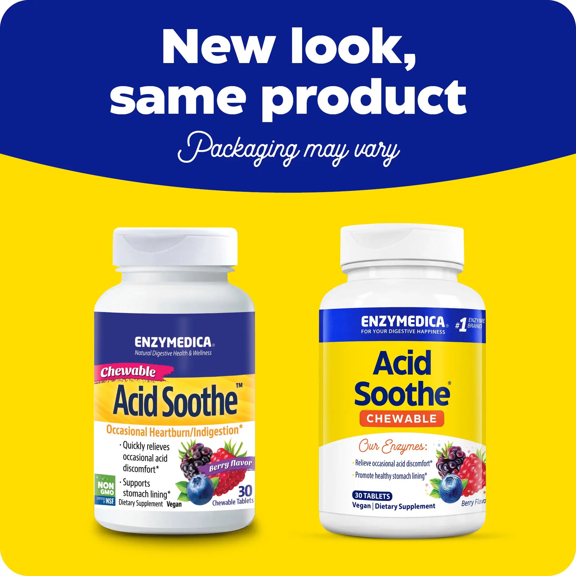 the new look for acid soothe chewable