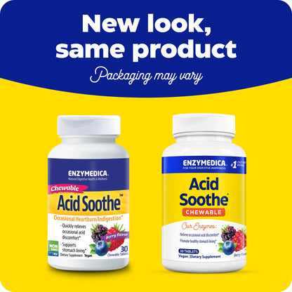 the new look for acid soothe chewable