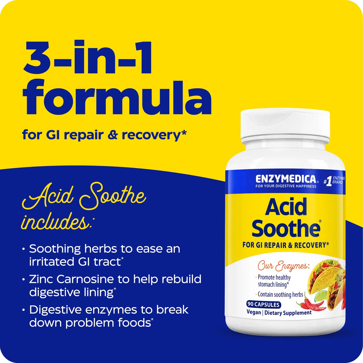 3 in 1 formula for acid soothe