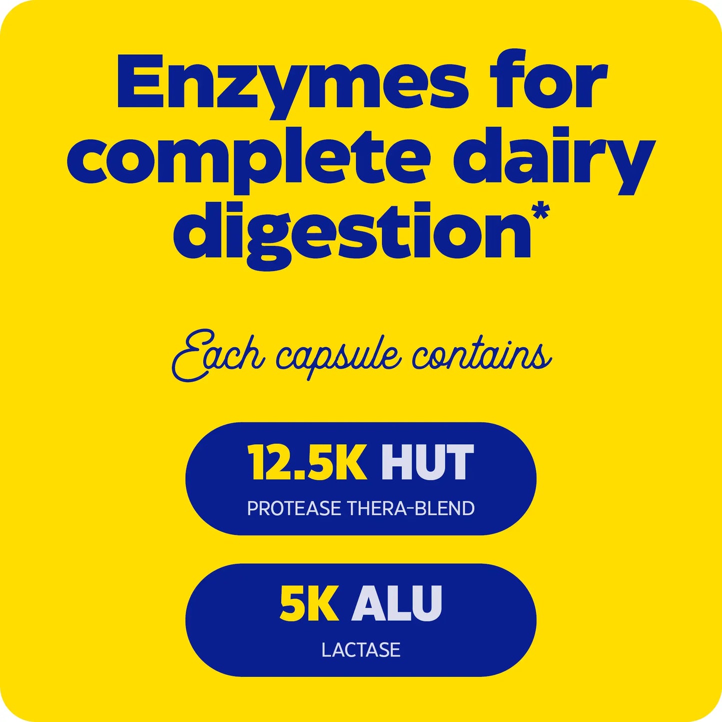 what each capsule of dairy assist contains