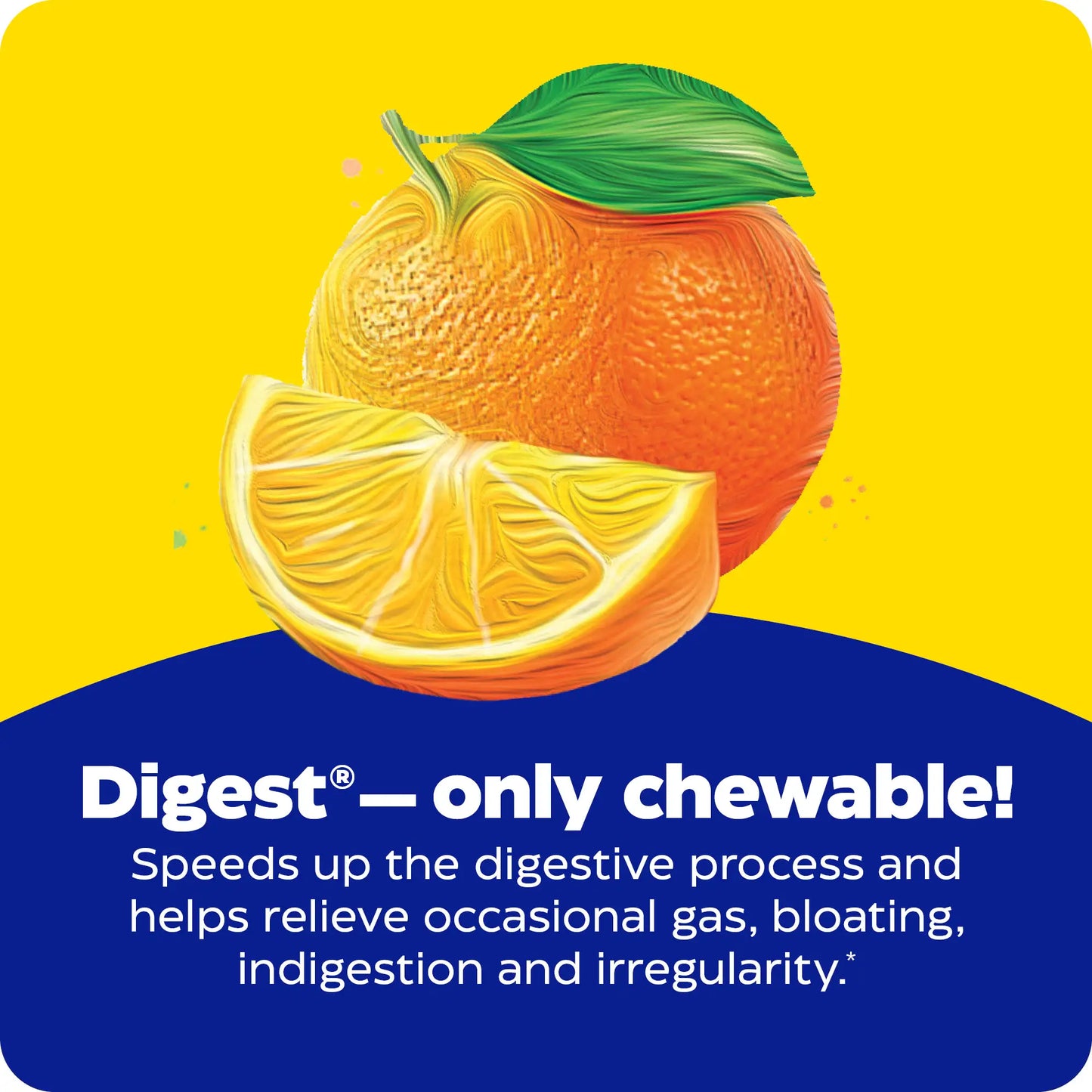advertisement for digest chewable, digest-only chewable
