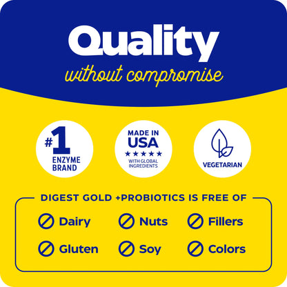 quality without compromise with digest gold probiotics