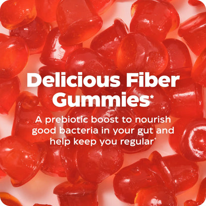 advertisement for Fiber Gummies