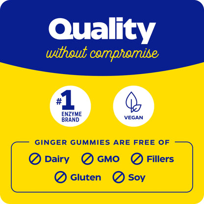 quality without compromise with ginger gummies