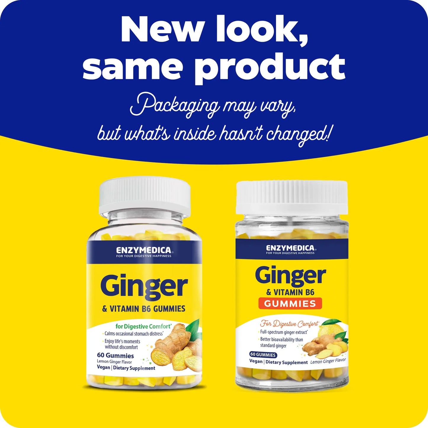 the new look for ginger gummies