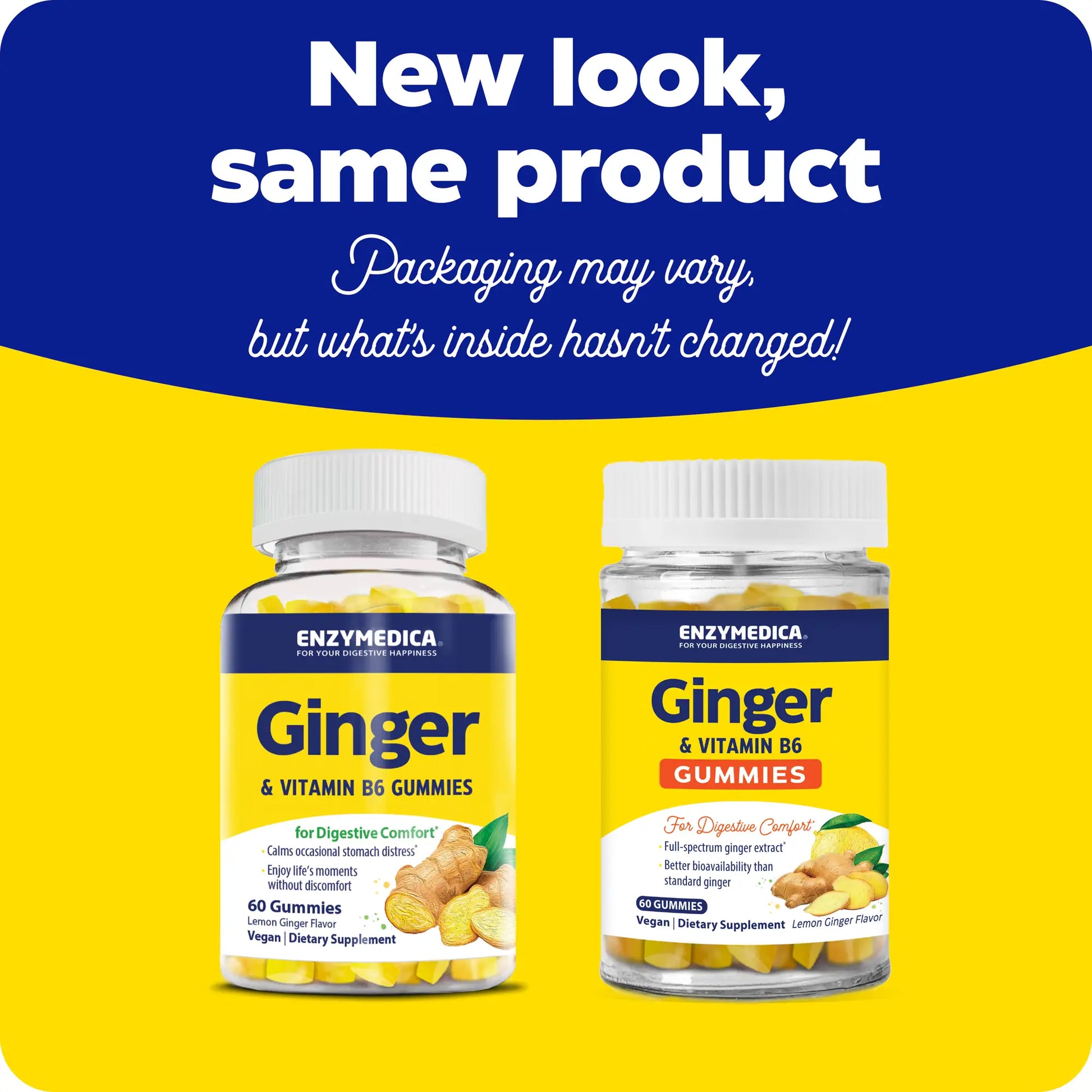 the new look for ginger gummies