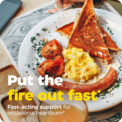 advertisement for heartburn soothe chewable