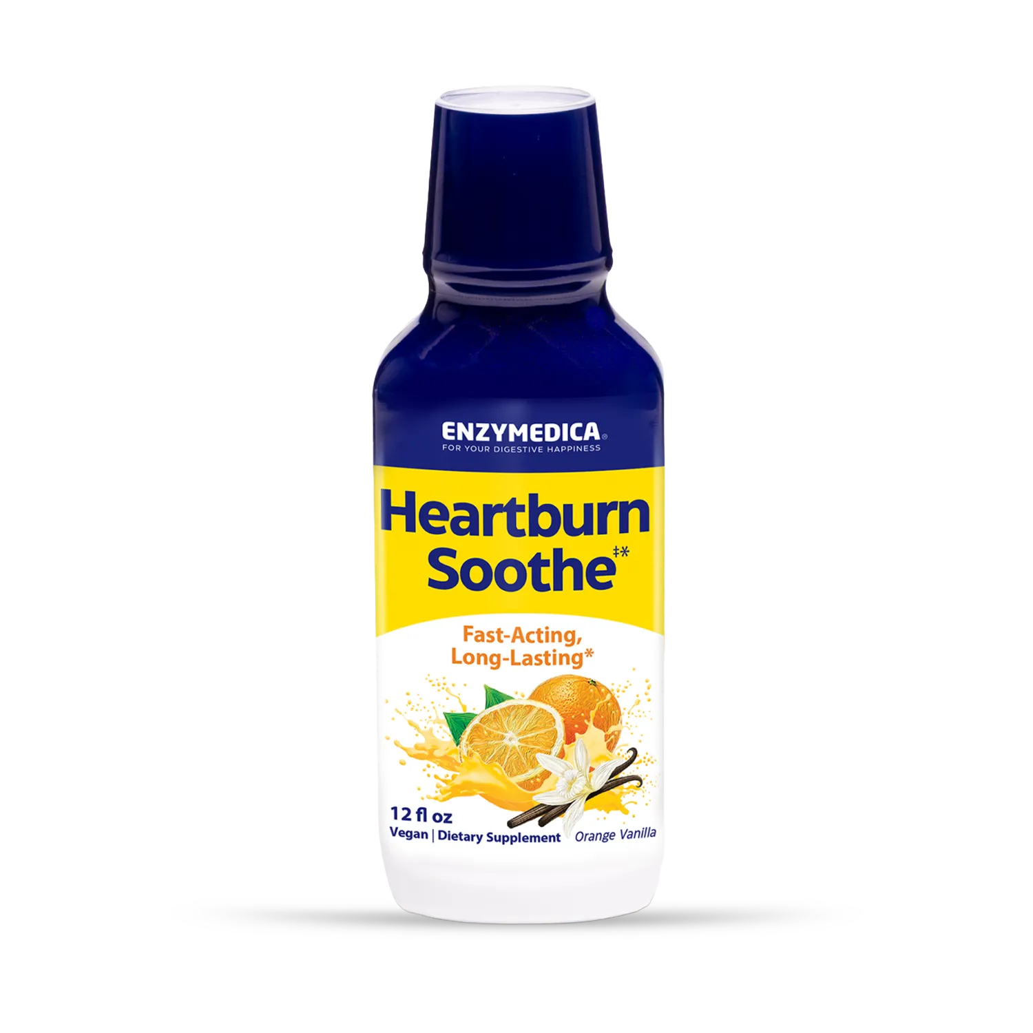Enzymedica Heartburn Soothe bottle on a white background
