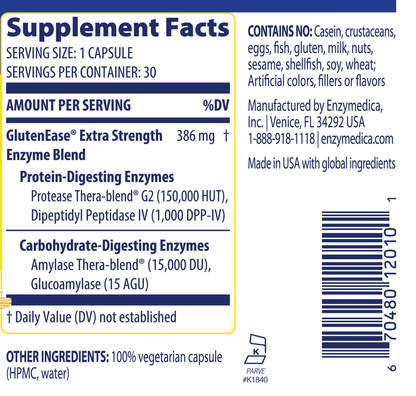 Supplement facts panel