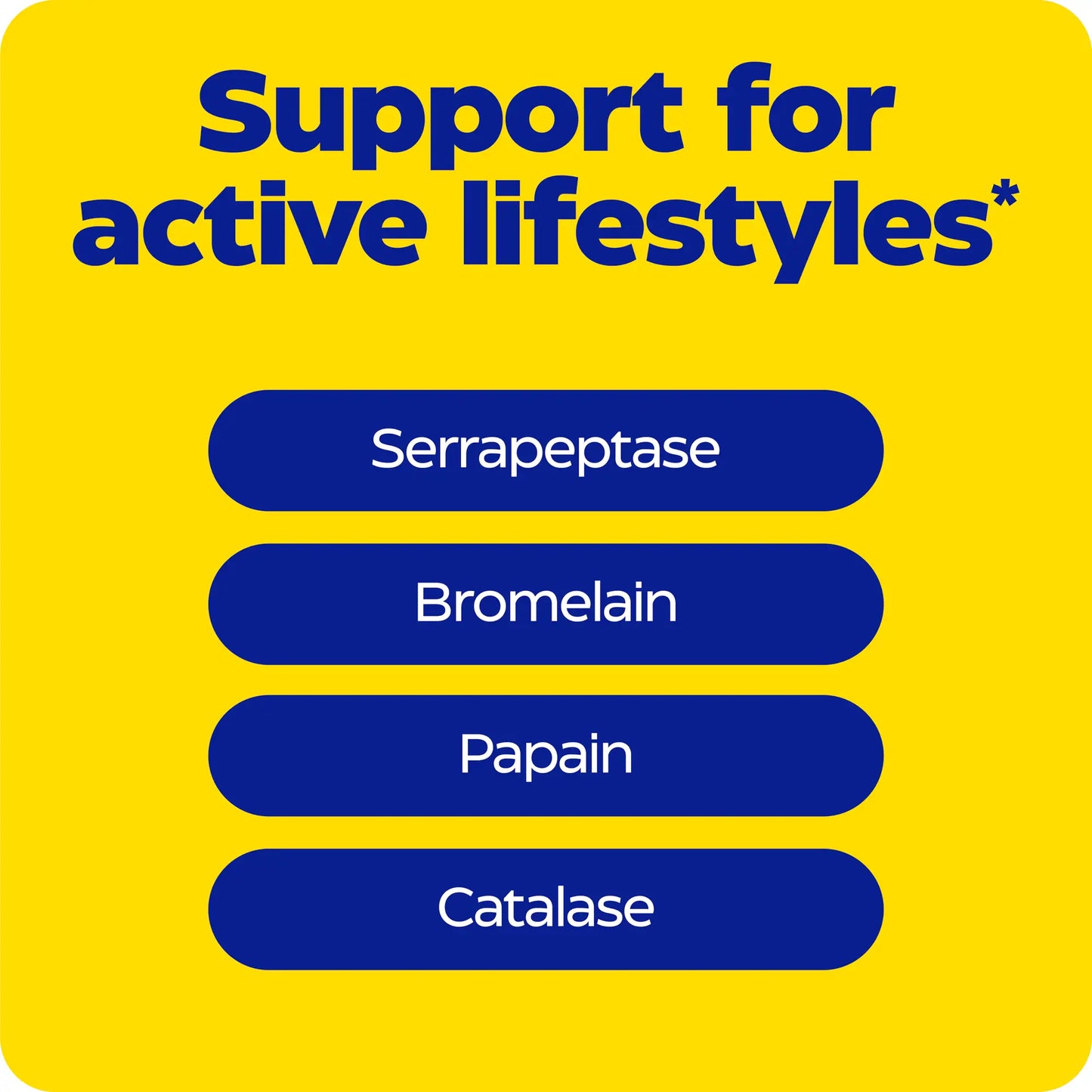Advertisement for Repair Gold, support for active lifestyles