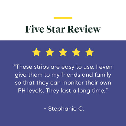 A five star review for pH strips